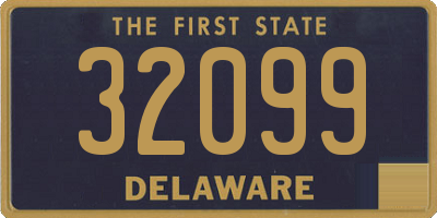 DE license plate 32099