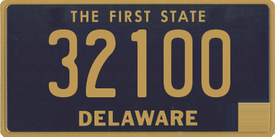 DE license plate 32100