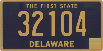 DE license plate 32104