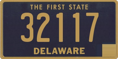 DE license plate 32117