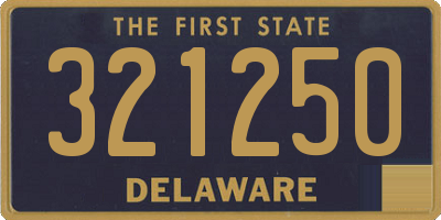 DE license plate 321250