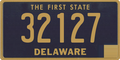 DE license plate 32127