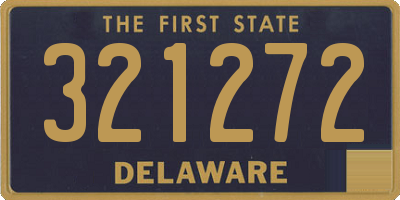 DE license plate 321272