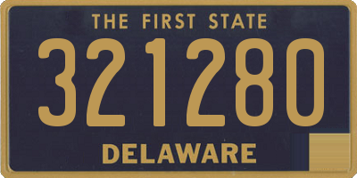 DE license plate 321280