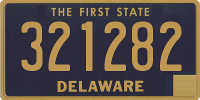 DE license plate 321282