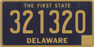 DE license plate 321320