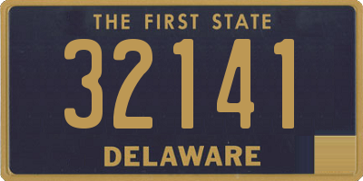 DE license plate 32141