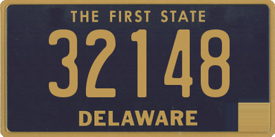 DE license plate 32148