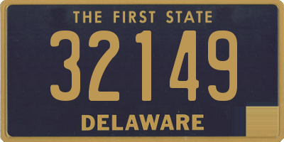 DE license plate 32149