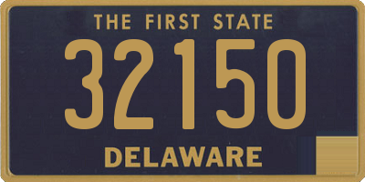 DE license plate 32150