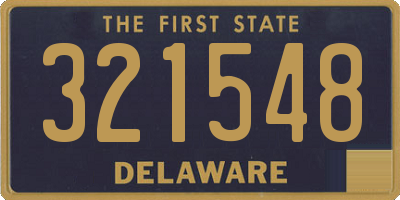 DE license plate 321548