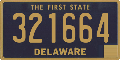 DE license plate 321664