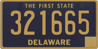 DE license plate 321665