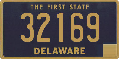 DE license plate 32169