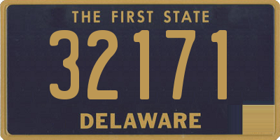 DE license plate 32171