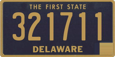 DE license plate 321711