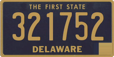 DE license plate 321752