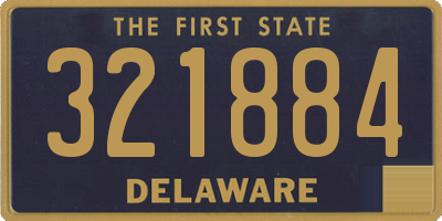 DE license plate 321884
