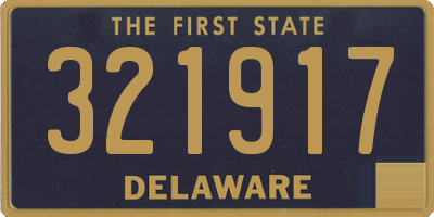 DE license plate 321917
