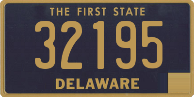 DE license plate 32195