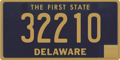 DE license plate 32210