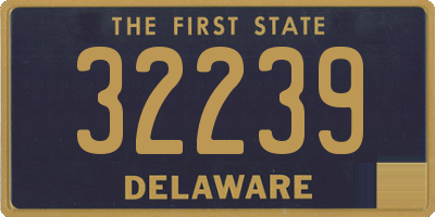 DE license plate 32239