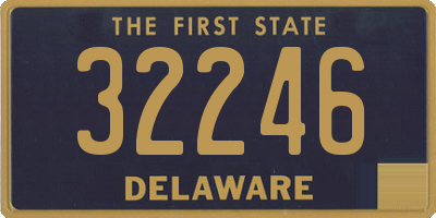 DE license plate 32246