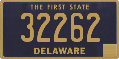 DE license plate 32262