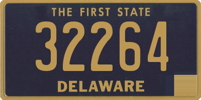 DE license plate 32264