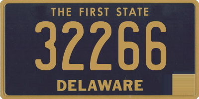 DE license plate 32266