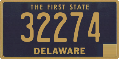 DE license plate 32274