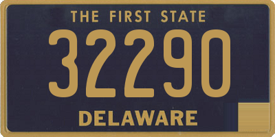 DE license plate 32290