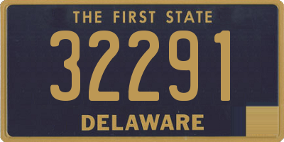 DE license plate 32291