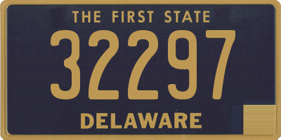 DE license plate 32297