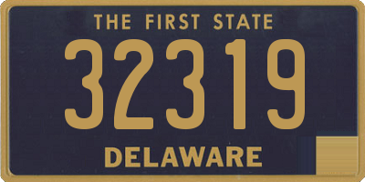 DE license plate 32319