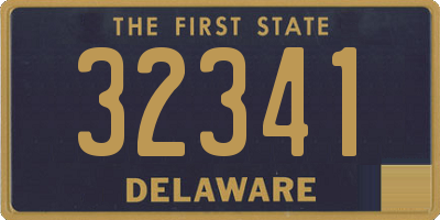 DE license plate 32341