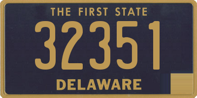 DE license plate 32351