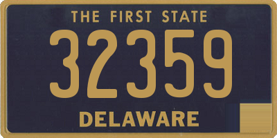 DE license plate 32359