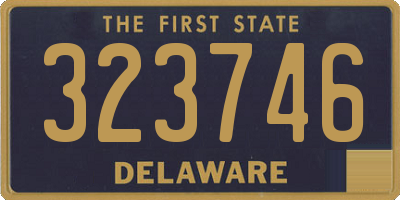 DE license plate 323746