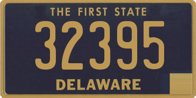 DE license plate 32395