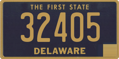 DE license plate 32405