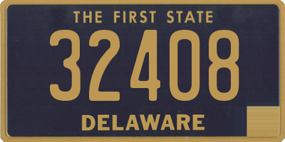 DE license plate 32408