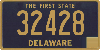 DE license plate 32428