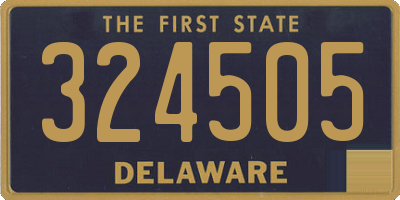 DE license plate 324505