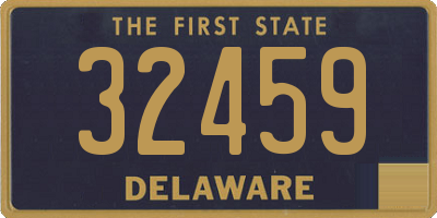 DE license plate 32459