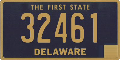 DE license plate 32461