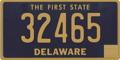 DE license plate 32465