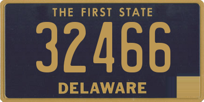 DE license plate 32466