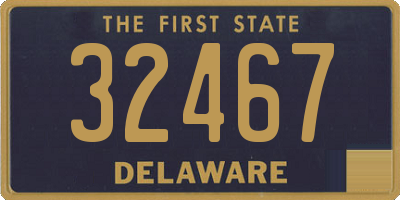 DE license plate 32467