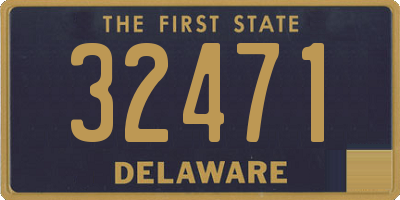 DE license plate 32471